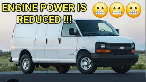 CHEVROLET EXPRESS GMC SAVANA P0641 ENGINE POWER IS REDUCED !!! P1516 P2101 P2135