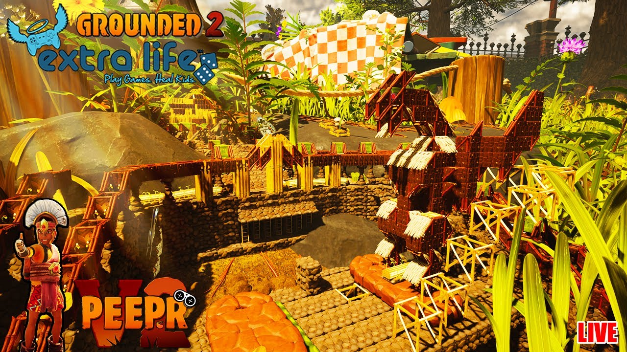 Building for a Cause! | Grounded 2 PEEP.R V2 Charity Challenge for Extra Life