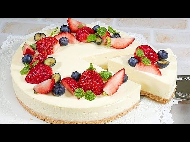 濃厚レアチーズケーキの作り方strawberry Cheesecake Youtube