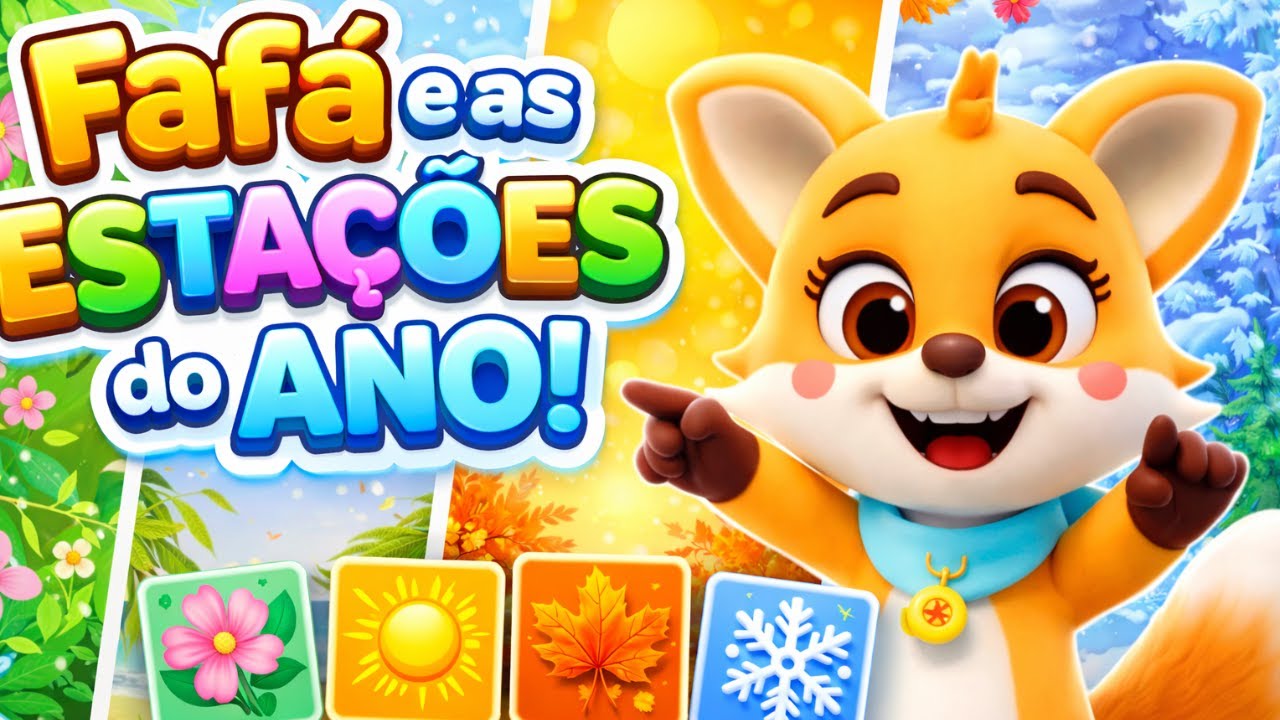 Fafá e as Estações do Ano 🌸❄️☀️🍂 | Música Infantil Educativa para Aprender Brincando