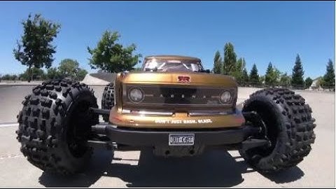 "GOLDEN" NEW ARRMA OUTCAST 4s V2  Breakdown and Durability Test!!!