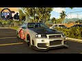 The Crew Motorfest - Nissan Skyline R34 GTR | Steering Wheel Gameplay
