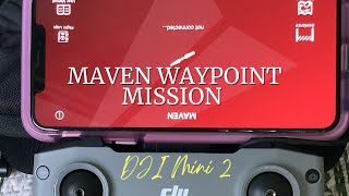 Snake Canyon River flight with DJI Mini 2 and Maven App