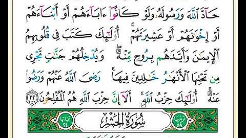 ختمة تلاوة لمصحف التجويد بصوت القارئ محمد حبش الصفحة رقم 545