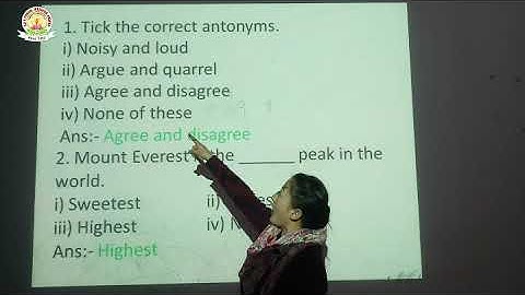 DAV SCHOOL TUTORIALS CLASS 3 GRAMMAR AND LITERATURE BY SUSHMITA MISS