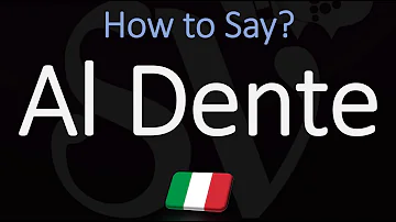 ¿Qué significa aldente en italiano?