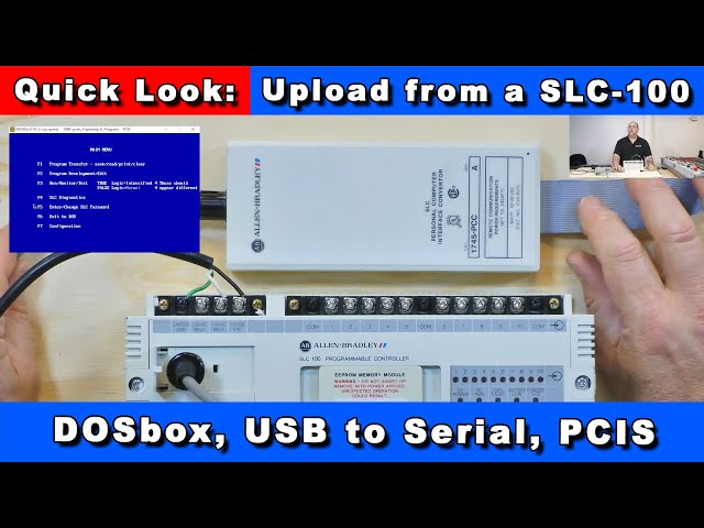 Connect to a SLC-100 and Upload the Program - YouTube