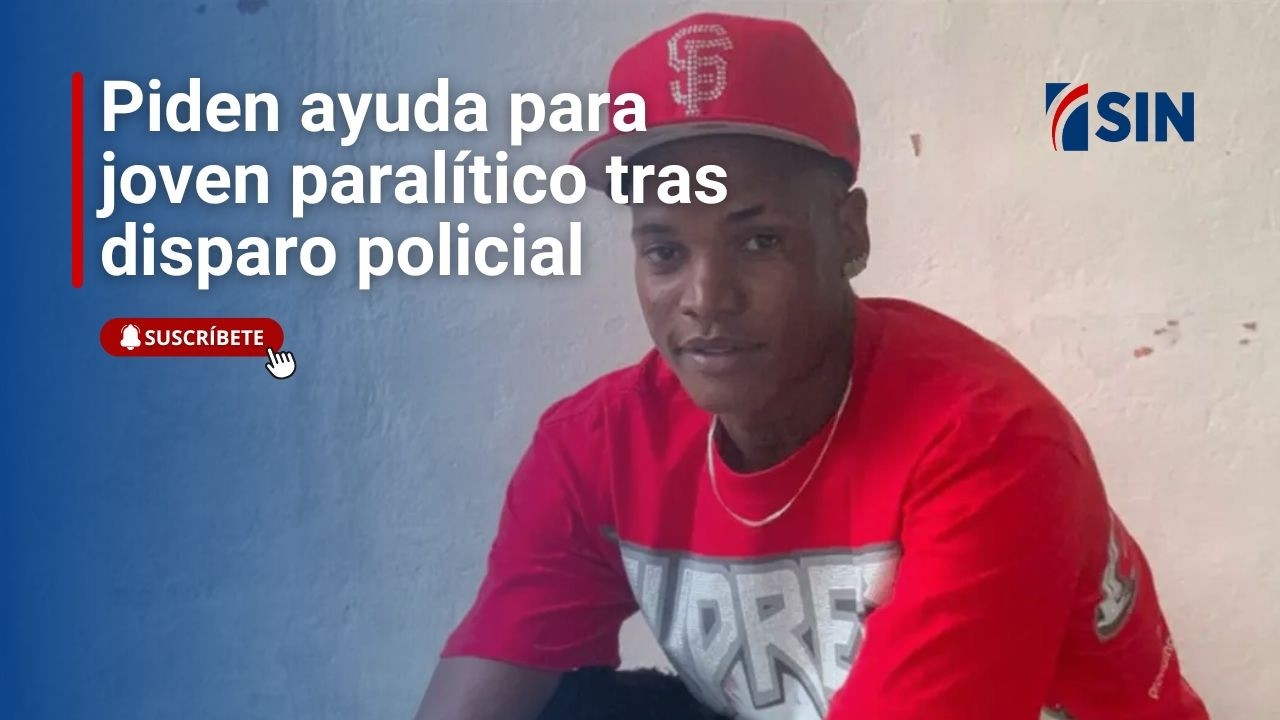 Piden ayuda para joven parapléjico tras disparo policial