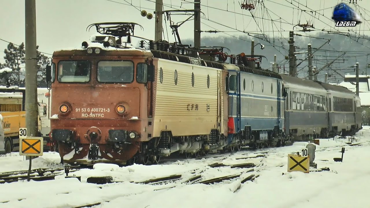 Trenuri în Zăpadă & Activitate Feroviară în Gara Belcean pe Someș - 05 Ianuarie 2026