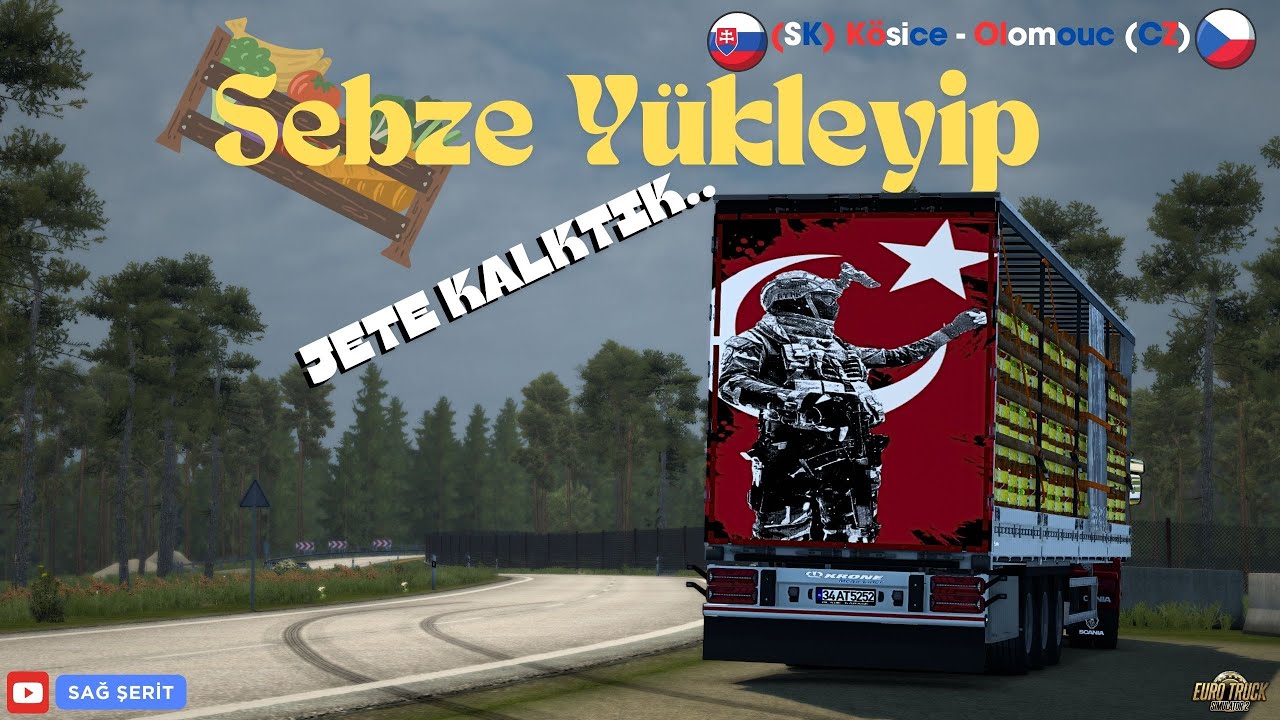 Sebze Yükleyip Jete Kalktık | SCANIA KURTEGZOZ | 1.50 ETS2 