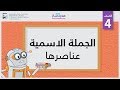 الجملةالاسمية/عناصرها | الصف الرابع | النحو