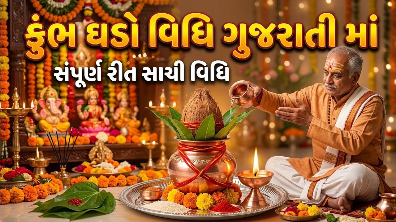 કુંભ ઘડો વિધિ ગુજરાતી માં | સંપૂર્ણ રીત અને નિયમ | kumbh ghado vidhi in gujarati