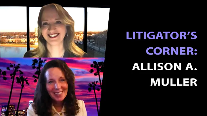 Litigator's Corner: An Interview with Dr. Allison ...