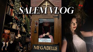A Spooky Day in SALEM, Massachusetts Vlog 🍂🎃 Girls Trip, Shopping, Warren Museum, Halloween & Coffee