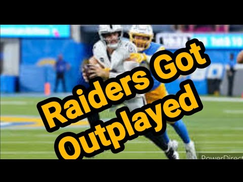 Las Vegas Raiders: Raiders Get Out Coached And Out Played By Chargers By Joseph Armendariz