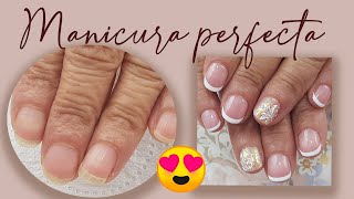 Manicura perfecta😍 Como hacer una buena limpieza en una persona mayor?Esmalte semipermanente