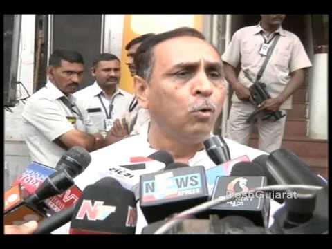 Gujarat BJP's spokesperson Vijay Rupani speaks on ...