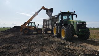 Epandage De Compost À Grande Vitesse John Deere Pichon Jcb