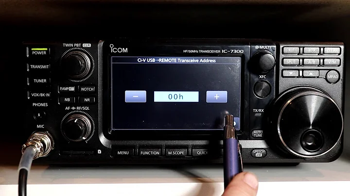 Icom IC7300 A to Z #27 CI-V Settings
