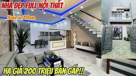 Hạ Giá 200 Triệu Bán Gấp Nhà Hiện Đại 5m x 20m - Đường Đinh Đức thiện,Chợ Bình Chánh Giá 2,35 Tỷ