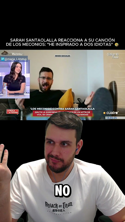 SARAH SANTAOLALLA REACTS TO HER MECONIO SONG: 'I'VE INSPIRED' 🤣