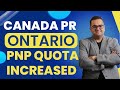 Ontario pnp allocations increased for canada pr pnp tracker news latest ircc updates canada vlogs