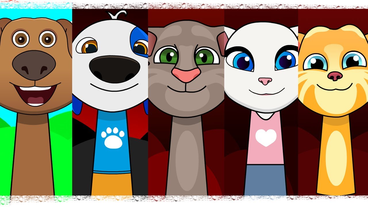 My Sprunki OC: TALKING TOM,TALKING ANGELA,GINGER,HANK,BEN
