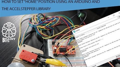 Arduino - Homing Stepper Motors using the AccelStepper Library - Tutorial