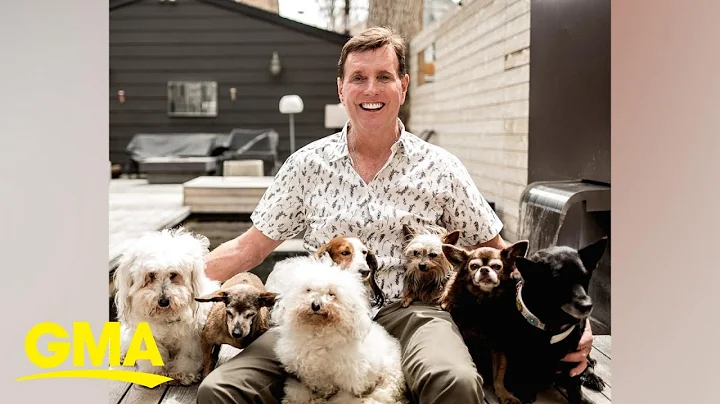 Retiree adopts senior dogs to give them the happy endings they deserve