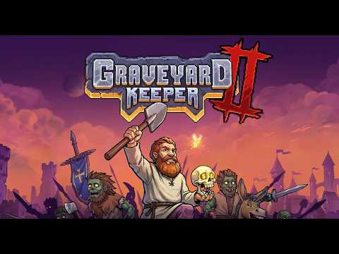[9월 신작 게임] 재밌는 중세 판타지 어드벤처 RPG '그레이브야드 키퍼 2' (Graveyard Keeper 2) 플레이. 픽셀 도트 좀비 시뮬레이션 스팀 PC 게임 추천?
