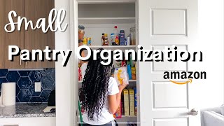 Transform my small pantry with me | Kitchen Organization + Amazon Haul