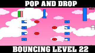 How To COMPLETE POP AND DROP BOUNCING Level 22 / Roblox Walkthrought Guide