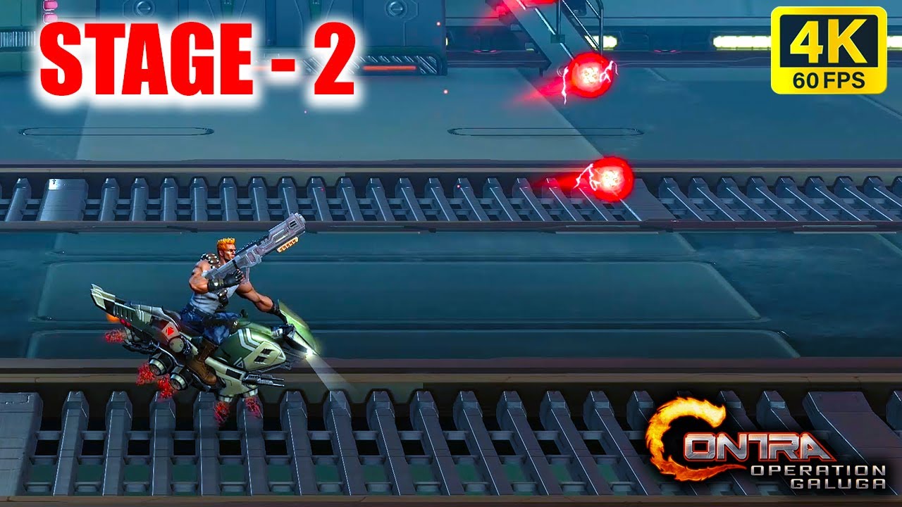 Contra Operation Galuga Stage 2 Gameplay Walkthrough