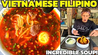 VIETNAMESE FILIPINO SOUP is AMAZING! Philippines Must Try Foods! (Palawan)