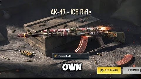 "How to Unlock AK-47 ICB & Stun Baton in COD Mobilecoin" extange unlocking legendary & mythic weapon
