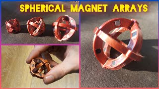 A spherical (halbach) magnet array with amazing 