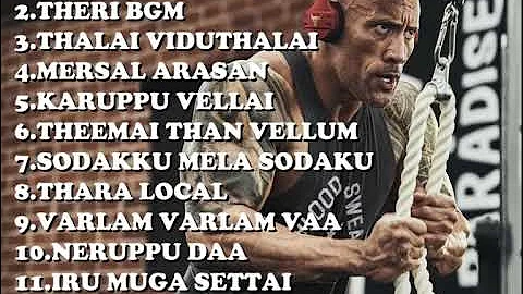 [VOL 1]🔥BEST TAMIL WORKOUT MOTIVATIONAL SONGS/GYM WORKOUT PLAYLIST 2022🔥