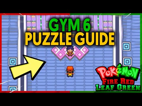 HOW TO DO THE ELECTRIC GYM'S PUZZLE IN POKÉMON FIRE RED/LEAF GREEN! (GBA) 