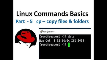Linux commands tutorial in Hindi - cp - copy files & folders.