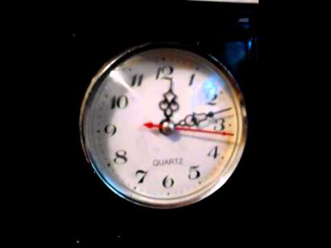 Clock goes backwards! WEIRD