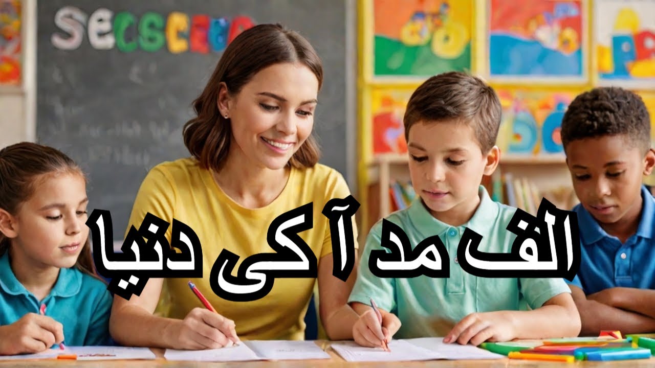 آ کی کہانی   | Alif Madd Aa Words in Urdu | SM-Educate Kids Corner