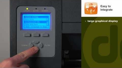 Datamax I-Class Mark II printer - Demovideo (GraphicALL systems)