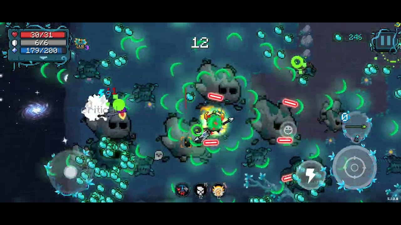 Soul Knight Rosemary Island Lvl 3 Hero Knight Melee weapon Three