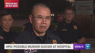 HPD gives update on suspected murder-suicide outside Texas Children's Hospital West Campus