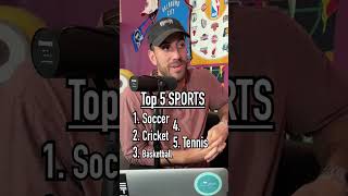 Guessing the most POPULAR SPORTS in the World! #shorts screenshot 4