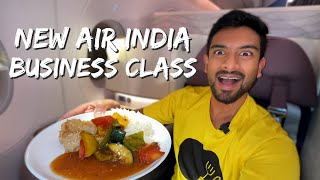HONEST Food Review Of BRAND NEW Air India A350!! Business Class! ✈