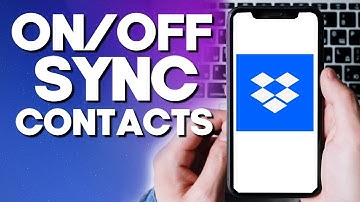 How To Turn ON / OFF Sync Contacts on Dropbox Mobile Phone App