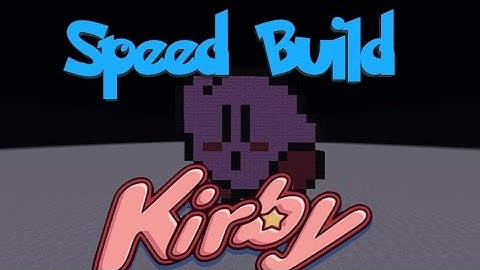 Minecraft: Speed Build - Pixel Art Kirby [7]