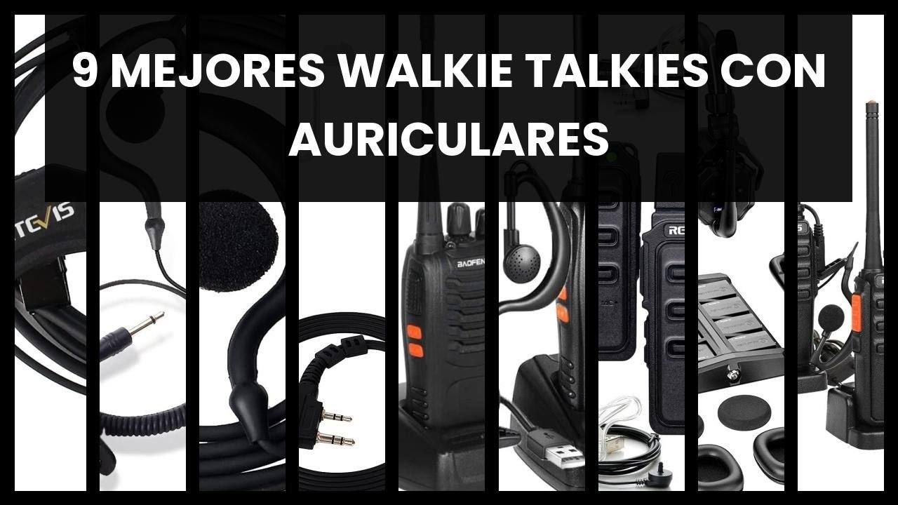 Los 5 mejores pinganillos walkie talkie 