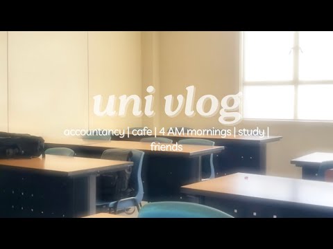 UNI Life ྀི | waking up at 4:00, law subject, café, meeting up with highschool friends, college vlog